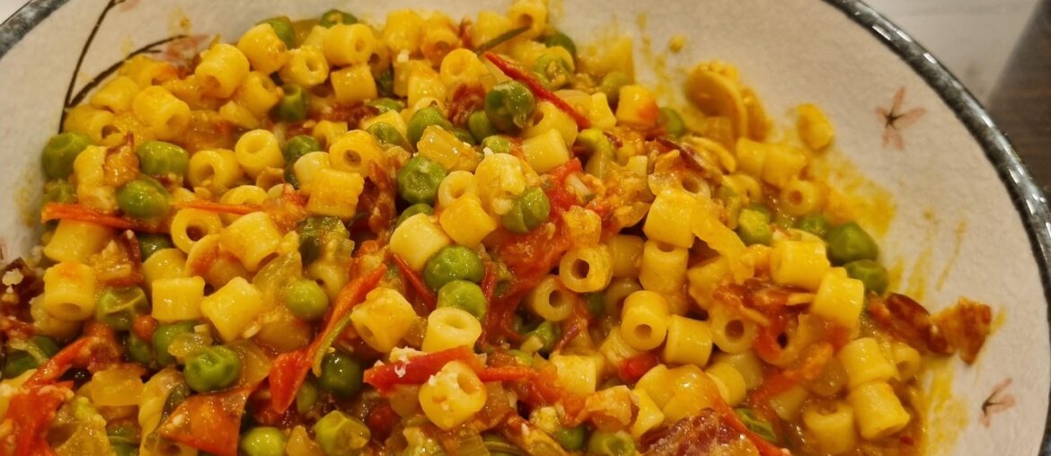 Tubeti rigati e Piselli - Recette