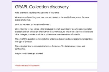 Wine Discovery form