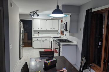 Kitchen remodel before and after