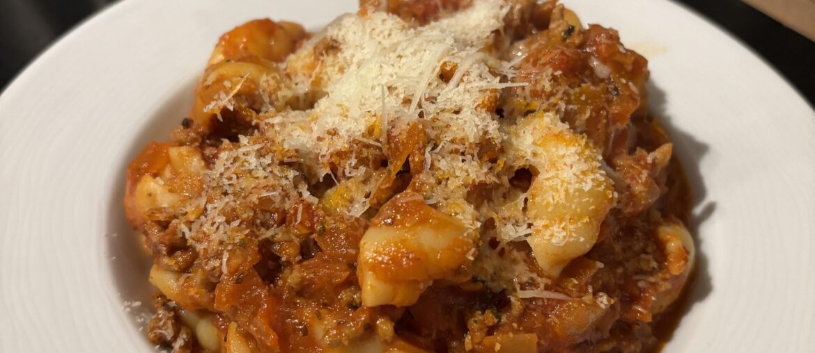 pasta bolognese