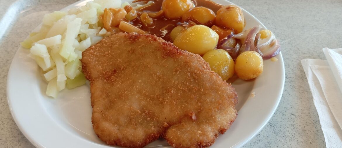 Schnitzel from the cafeteria at work