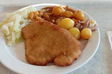 Schnitzel from the cafeteria at work