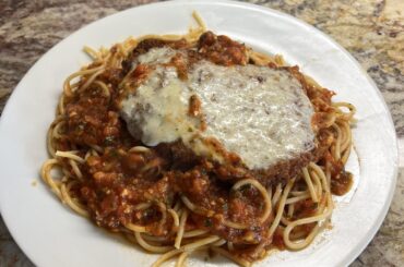 Authentic Italian Arrabbiata Sauce with Chicken Parmesan and Spaghetti, Using Fresh Garden Tomatoes