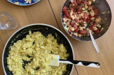 Lunch these days in Rome, Italy