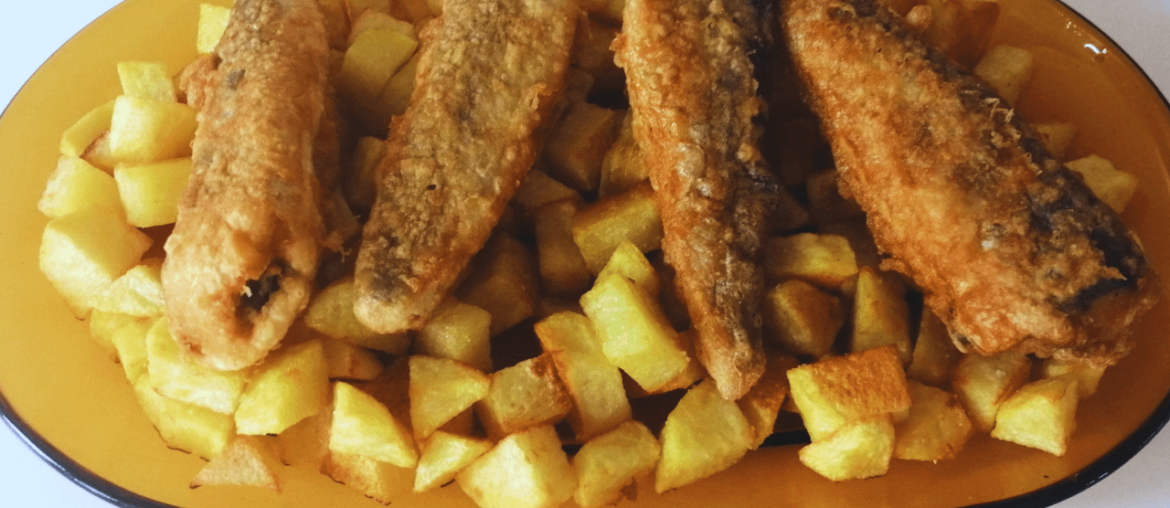 Fried Hake with Fried Potatoes