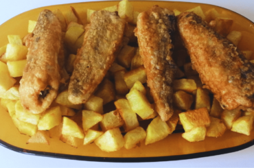 Fried Hake with Fried Potatoes