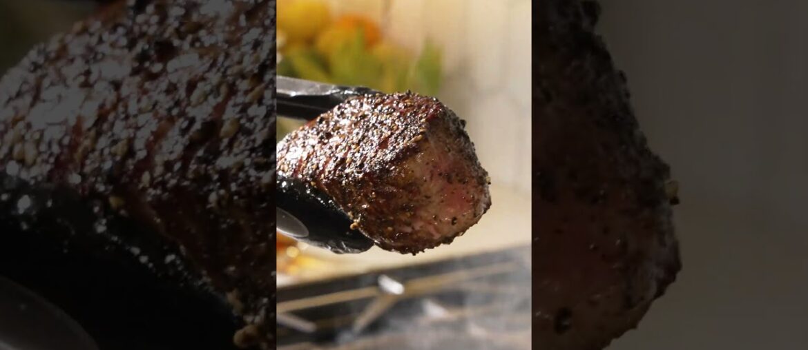 Steak Au Poivre ELEVATED #French #recipe #recipeshorts