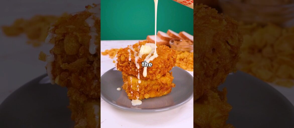 This HONG KONG style french toast is a crunchy delight! #summervibes This HONG KONG style french toast is a crunchy delight! #summervibes