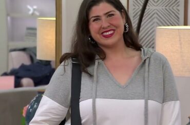 Belle by Kim Gravel French Terry Color-Blocked Hoodie on QVC