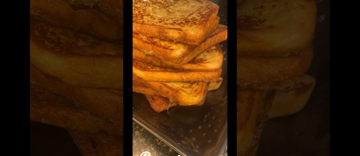 French Toast | 5 ingredients breakfast recipe | Bread & Egg #trending #food #asmr #recipe #cooking