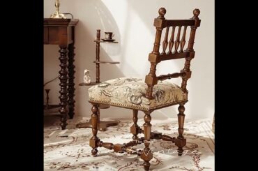 Explore the Enchantment: Mid-century Solid Wood Dining Chairs - French Retro and American