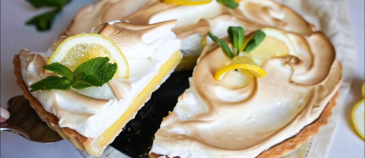 Classic French Lemon Tart Recipe | Homemade Fluffy Meringue Classic French Lemon Tart Recipe | Homemade Fluffy Meringue