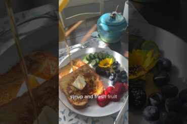 Making French Toast like an American #FrenchToast #Cooking #Gourmet #Foodie #Breakfast