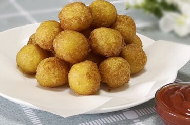 Crispy French fries with cheese! An easy recipe for adding cheese to mashed potatoes!