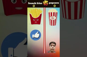 french fries vs popcorn
