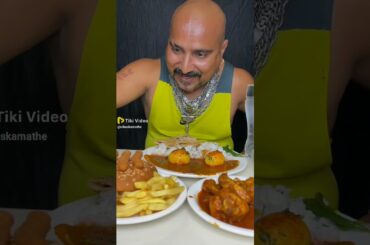 Burger or French fries Eating challenge || Ulhas Kamathe eating challenge