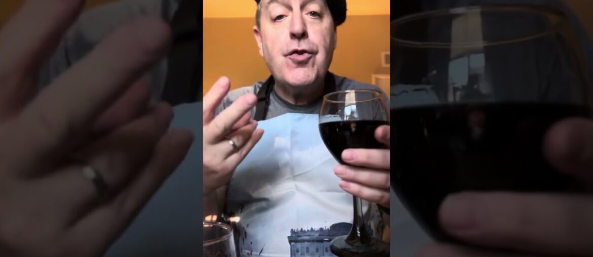 Bejam France teaches wine tasting a California Rose & a French Rhone blend