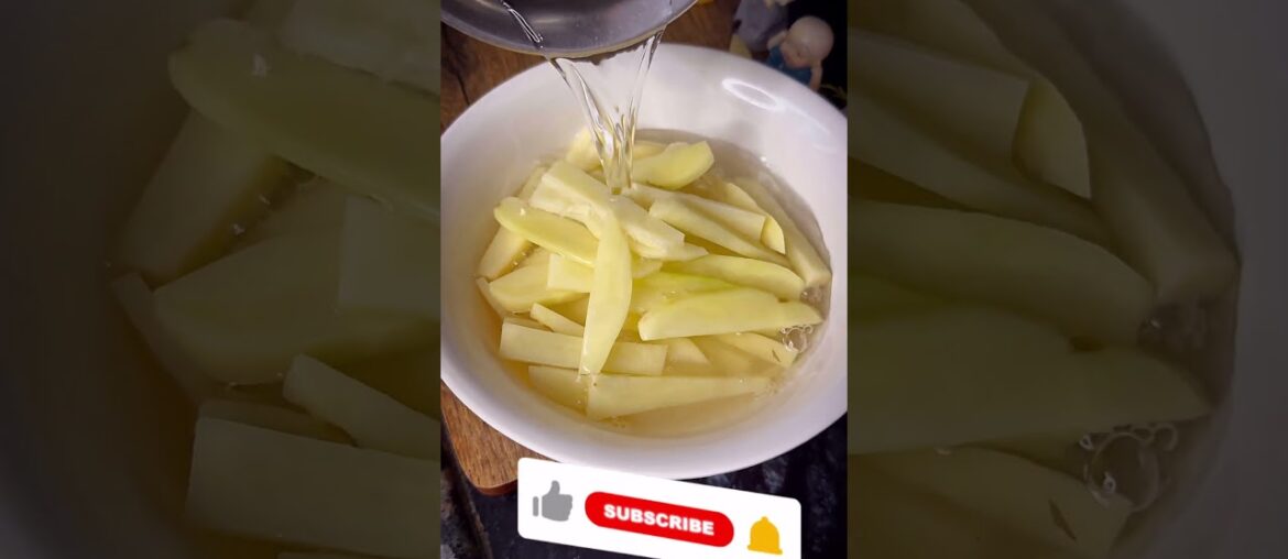 Perfect Crispy French Fry, 7/100 day 100 Recipe Challen #75hardchallenge #frenchfries #Viral #shorts