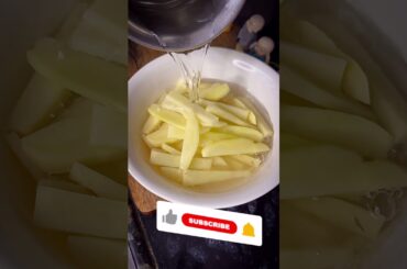 Perfect Crispy French Fry, 7/100 day 100 Recipe Challen #75hardchallenge #frenchfries #Viral #shorts