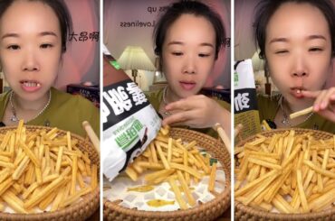 Bantanxiong Crispy French Fries Youtube Mall Romantic Qixi Festival Good Spring Food Time Snack R