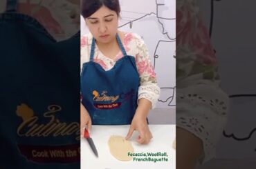 Focaccia, WoolRoll , French baguette