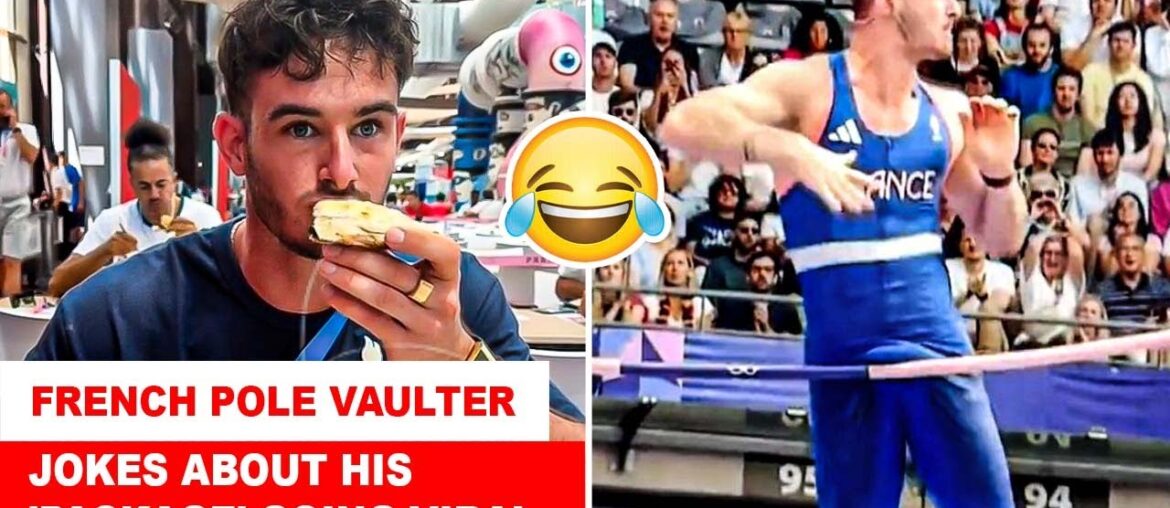 French Pole Vaulter Responds with Humor After His 'Package' Becomes an Internet Sensation