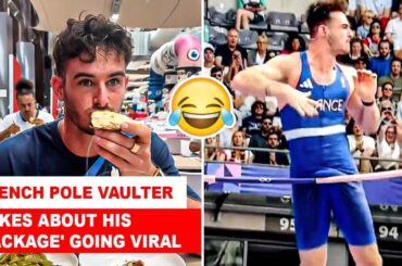 French Pole Vaulter Responds with Humor After His 'Package' Becomes an Internet Sensation