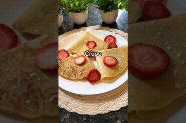 Easy French Crepe Recipe #shorts #youtubeshorts #food #cooking #crepe #basanteezkitchen