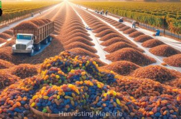 French wine harvesting and processing process