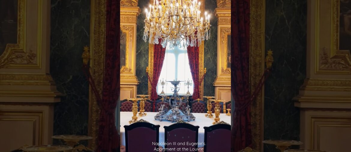 Emperor Napoleon III and Empress Eugenie’s Dining Room in the Louvre@highbanks.pilgrim #louvre Emperor Napoleon III and Empress Eugenie’s Dining Room in the Louvre@highbanks.pilgrim #louvre