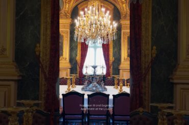 Emperor Napoleon III and Empress Eugenie’s Dining Room in the Louvre@highbanks.pilgrim #louvre