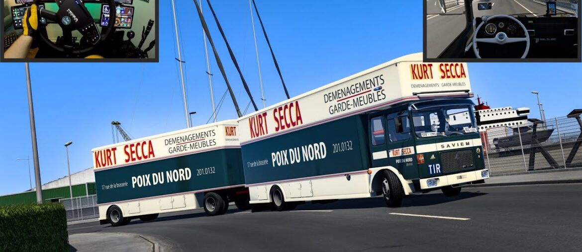 Ultimate Relaxation: Classic Renault Saviem Truck & Wine Delivery in France | ETS2 – Moza – R21 Ultimate Relaxation: Classic Renault Saviem Truck & Wine Delivery in France | ETS2 - Moza - R21