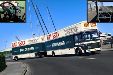 Ultimate Relaxation: Classic Renault Saviem Truck & Wine Delivery in France | ETS2 - Moza - R21