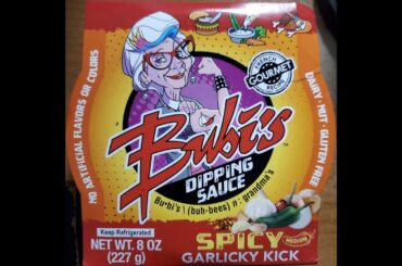 Bubi's Medium Spicy Garlicky Kick Dipping Sauce Review