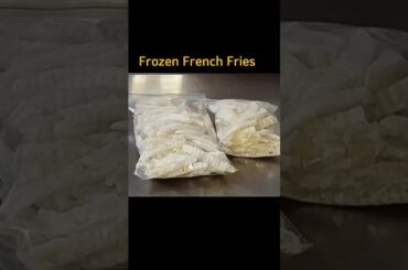 How to make and freeze crispy french fries at home #food #fries #yt #shorts
