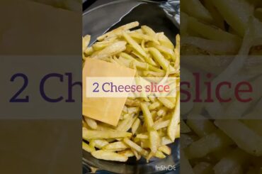 Super Quick loaded fries with little ingredients.#french fries #kitchen#snacks #recipes