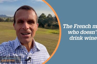 The French man who doesn't drink wine