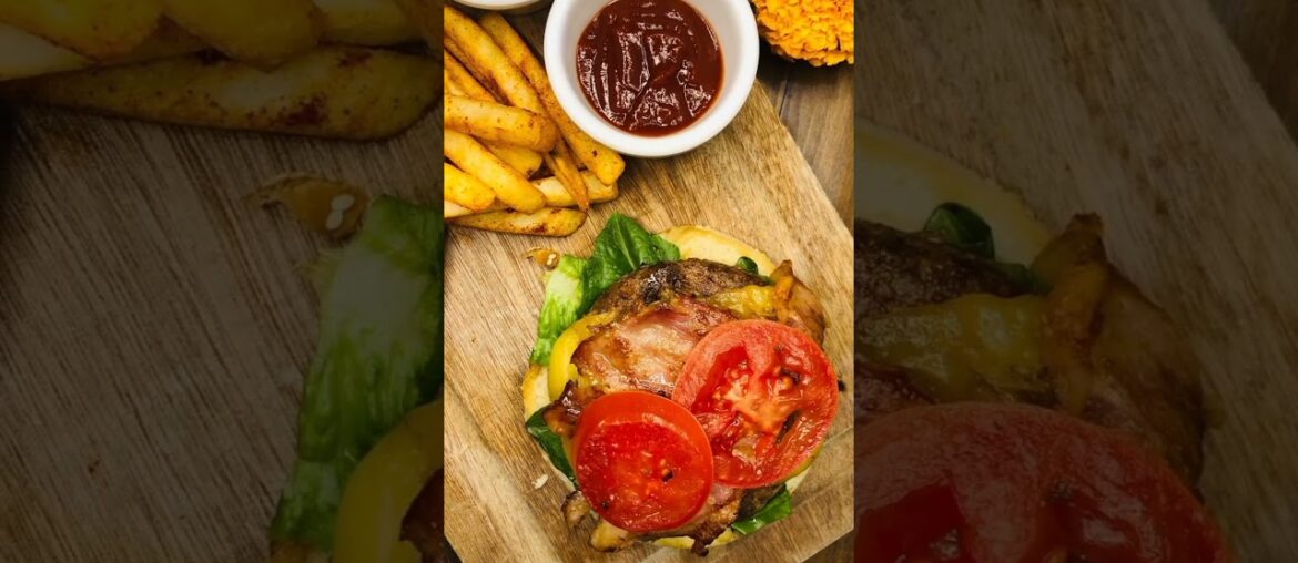 Burger | French fries | yummy fast food Burger | French fries | yummy fast food