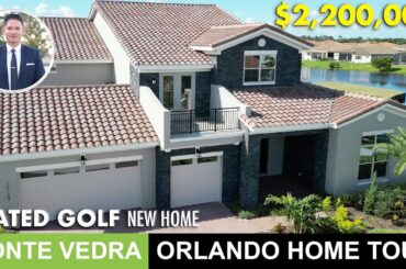 Tour A Stunning Jones Homes Ponte Vedra Property In Lake Nona For $2.2m | Orlando Realtor