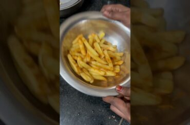 First time French fries try cesa ala vachindiiii?
