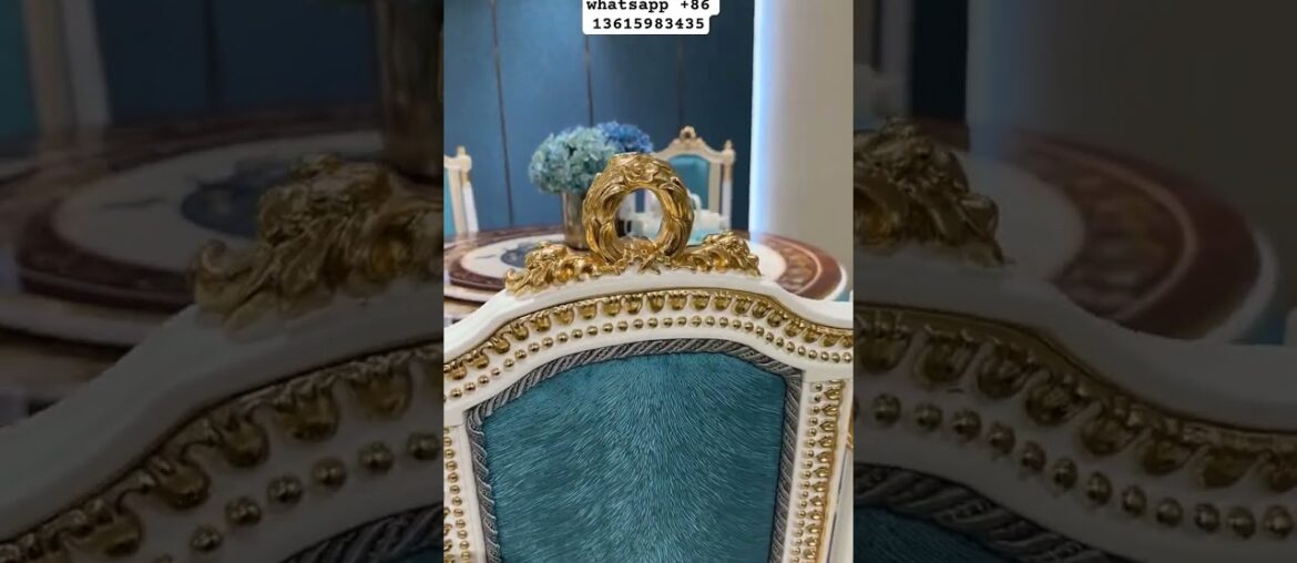 Exporting French style luxury furniture for dining room