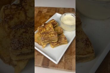 CINNAMON ROLL FRENCH TOAST BITES #breakfast #frenchtoast #recipe