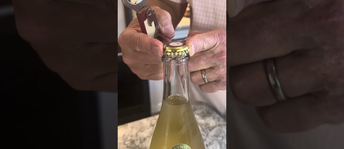 Pet Nat 100% Alsace Riesling from Charming Strasbourg France Pet Nat 100% Alsace Riesling from Charming Strasbourg France