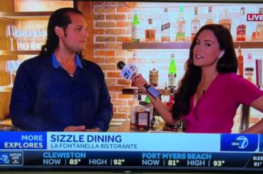 La Fontanella on ABC7 Sizzle Dining 2024