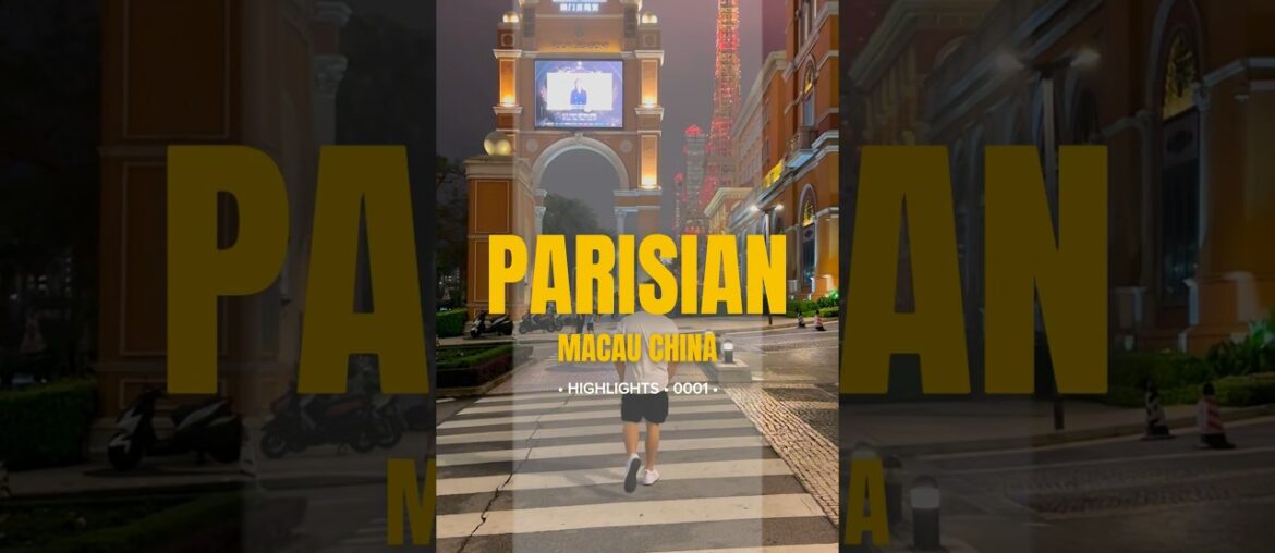 Step into a Parisian dream in the heart of Macau.