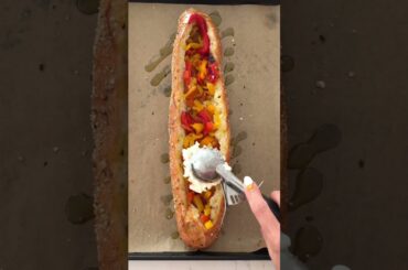 Stuffed French Bread with Burrata