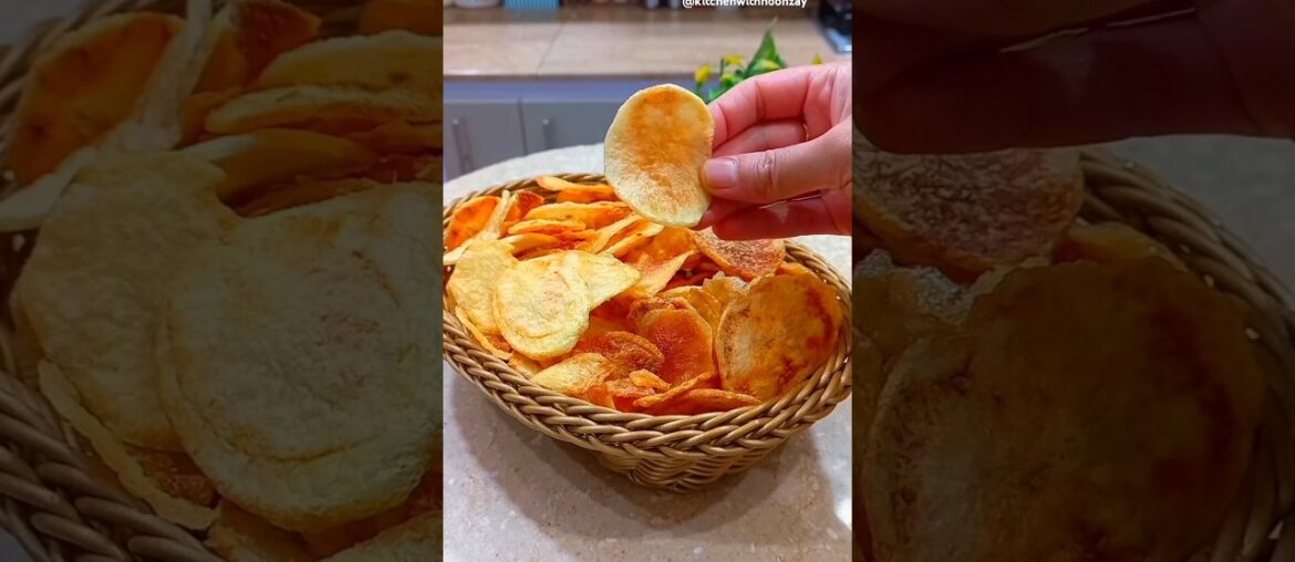 Homemade Crispy French Fries | Lays Recipe | #shorts #viralshorts #potatorecipe #potatochips #lays