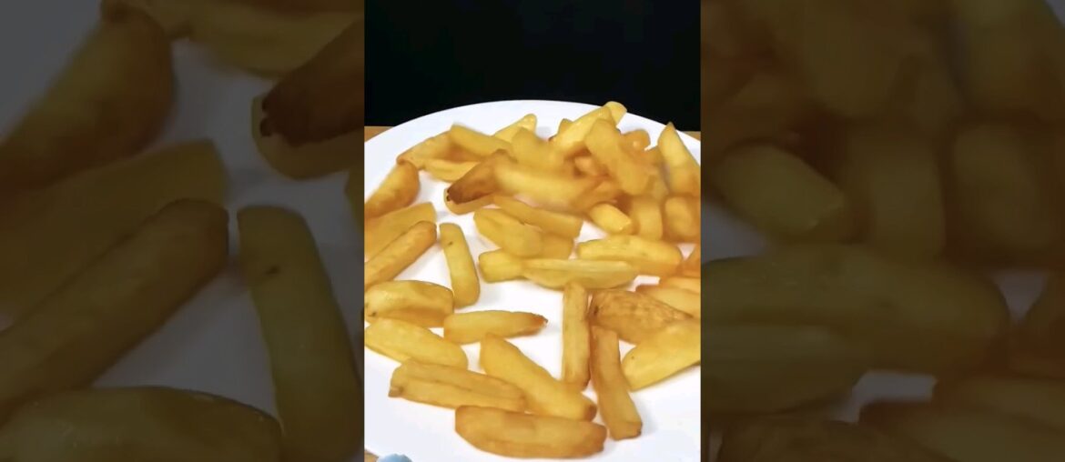 French Fries with Tomato Ketchup cooking #shorts #asmrcooking