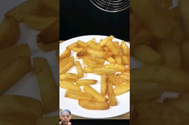 French Fries with Tomato Ketchup cooking #shorts #asmrcooking