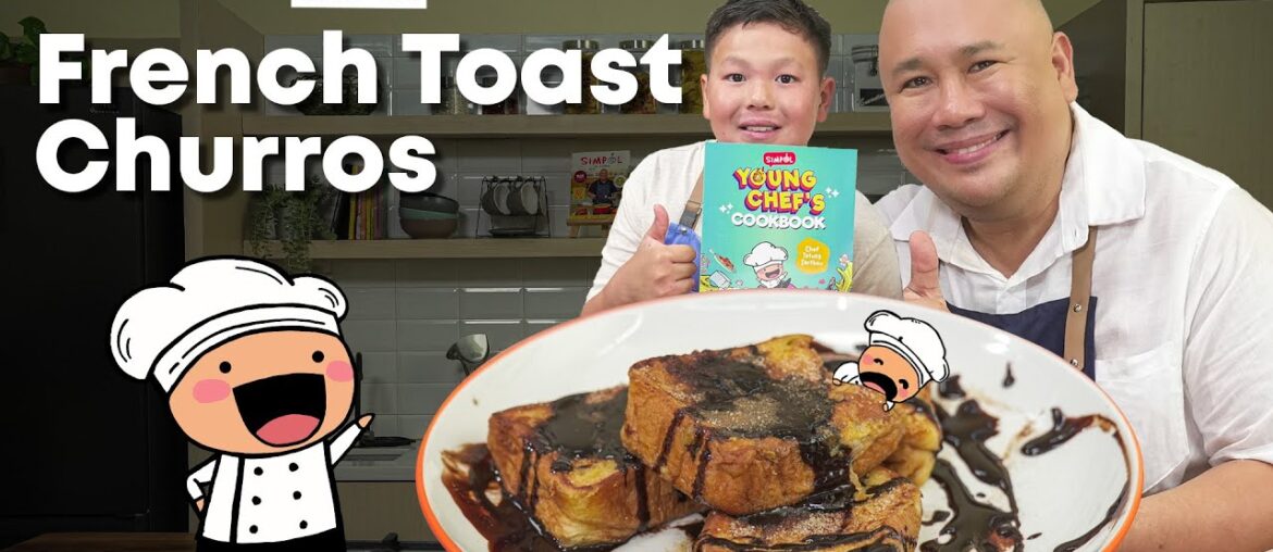 French Toast Churros Recipe: Sweet treat for kids! | Chef Tatung
